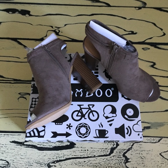 SALE Bamboo stash peep toe heel - Picture 3 of 5